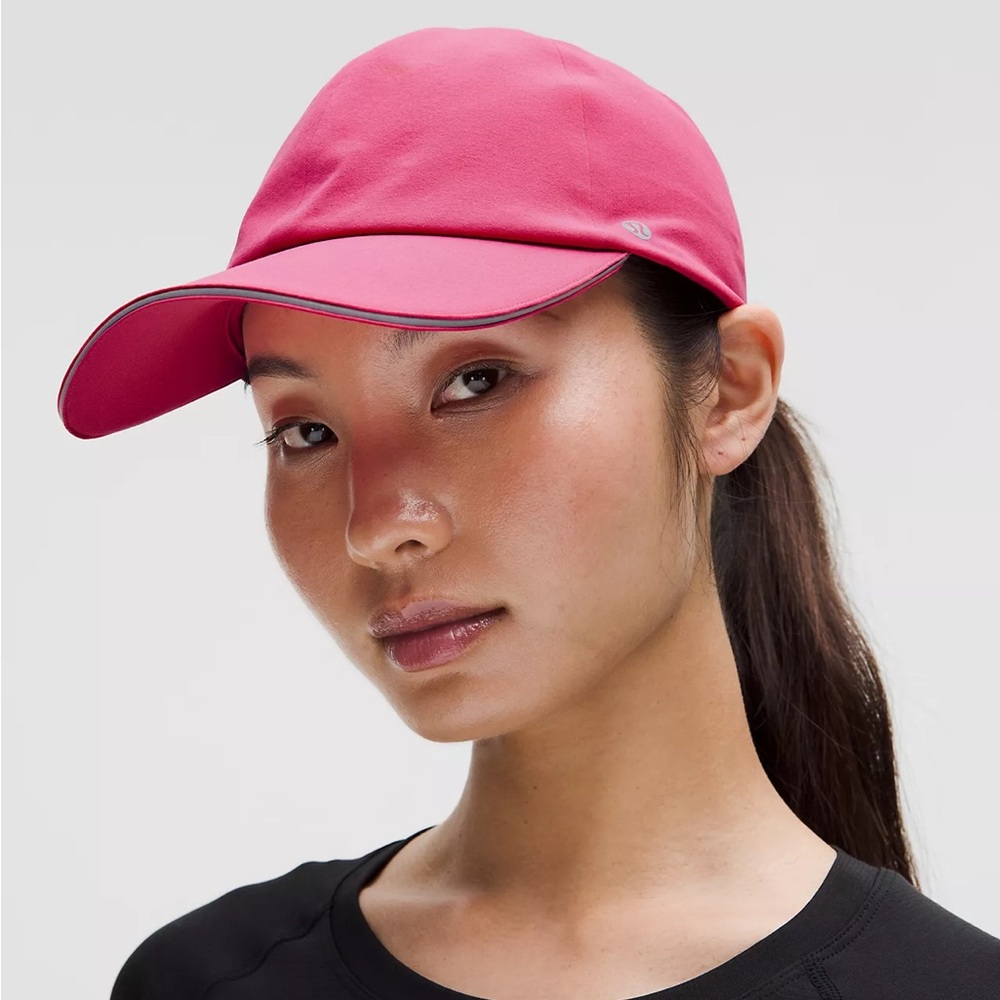 lululemon athletica Pink Cap (fast and free running hat)